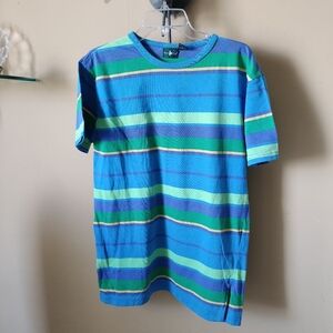 Vintage 1990s Hunt Club Striped Men's Shirt Size S